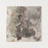 Deutscher Drahthaar Pointer Tapestry Wandteppich (Vorderseite (Horizontal))