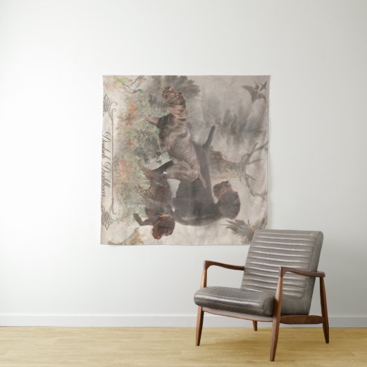 Deutscher Drahthaar Pointer Tapestry Wandteppich (Beispiel (Horizontal))