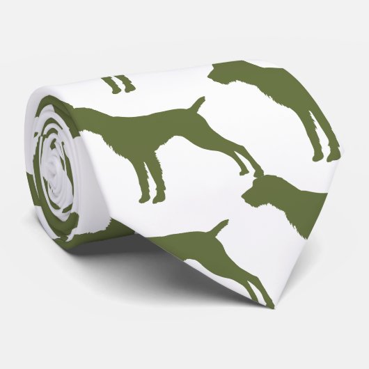 Deutscher Drahthaar-Zeiger Krawatte (Gerollt)