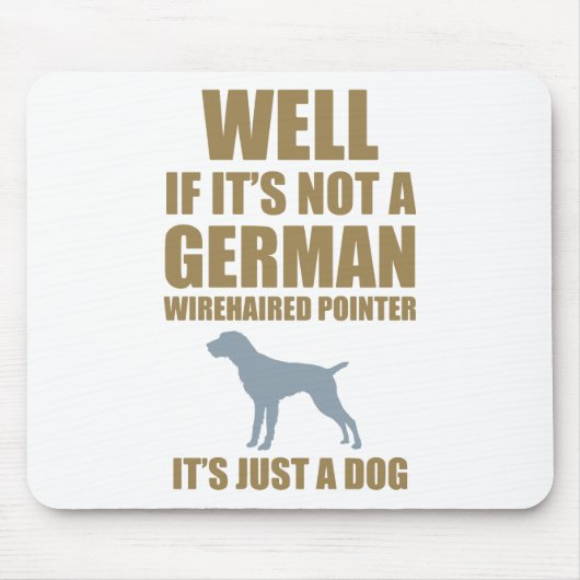 Deutscher Drahthaar-Zeiger Mousepad (Vorne)