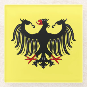 Deutscher Eagle Glass Untersetzer