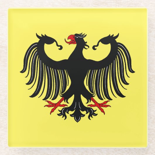 Deutscher Eagle Glass Untersetzer (Vorderseite)