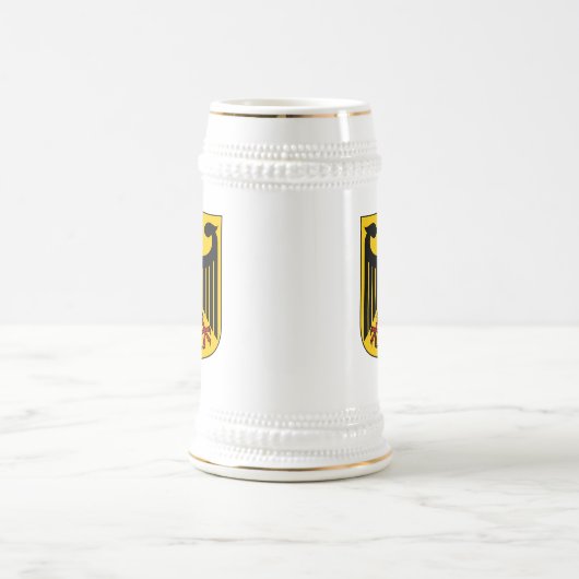 Deutscher Eagle Stein Bierglas (Mittel)