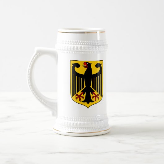 Deutscher Eagle Stein Bierglas (Links)