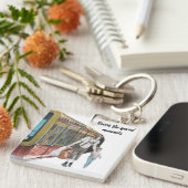 Deutscher Elf Berlin Zug Ausflug Fantasy Art Schlü Schlüsselanhänger (Vorderseite rechts)