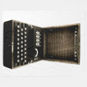 DEUTSCHER ENIGMA, DAS MASCHINE KODIERT FLEECEDECKE (Vorderseite (Horizontal))