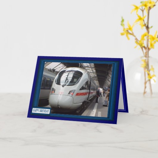 Deutscher Fernzug Karte (Gelbe Blume)