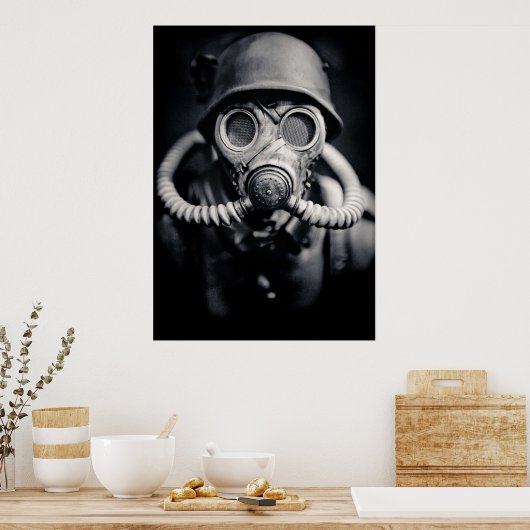 Deutscher Festkörper des Zweiten Weltkriegs in ein Poster (Küche)