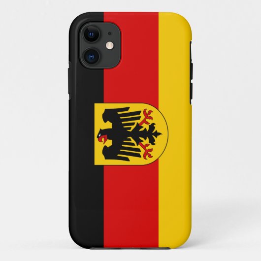 Deutscher Flagge iPhone Fall Case-Mate iPhone Hülle (Rückseite)