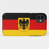 Deutscher Flagge iPhone Fall Case-Mate iPhone Hülle (Rückseite (Horizontal))