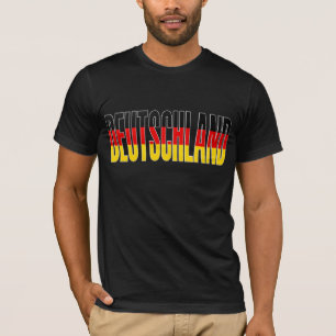 Deutscher Flaggen-T - Shirt Deutschland