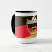 Deutscher Fußball Tasse (Vorderseite Links)
