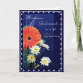 Deutscher: Glückliches 40./50.… Geburtstag Karte (Vorderseite)