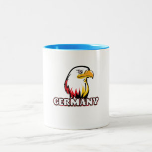 Deutscher Goldadler Zweifarbige Tasse