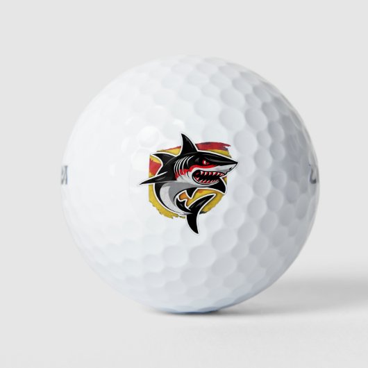 Deutscher Hai Golfball (Vorderseite)