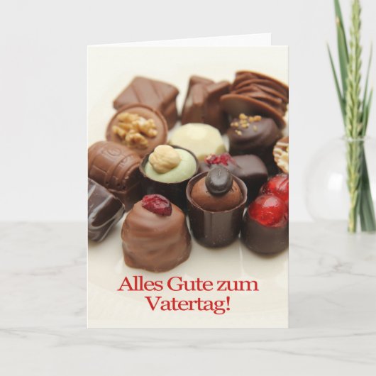 Deutscher Happy Vatertag Karte (Vorderseite)