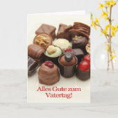 Deutscher Happy Vatertag Karte (Gelbe Blume)