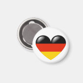 Deutscher Herzmagnet - Deutsche Herz Magnet (Vorderseite/Rückseite)