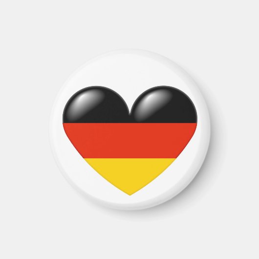 Deutscher Herzmagnet - Deutsche Herz Magnet (Vorne)