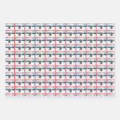 Deutscher Hirte 19" x 29" Faltpapierblätter. Geschenkpapier Set (Vorderseite)