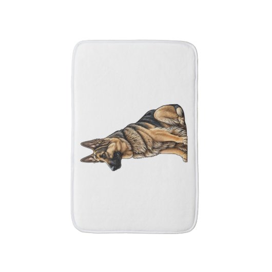 Deutscher Hirte Badematte (Vorderseite Vertikal)