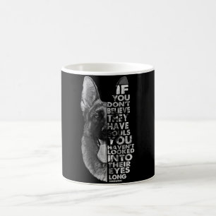 Deutscher Hirte, du glaubst nicht, dass sie Seelen Kaffeetasse