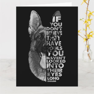 Deutscher Hirte, du glaubst nicht, dass sie Seelen Karte