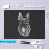 Deutscher Hirte, du glaubst nicht, dass sie Seelen Seidenpapier (Handwerk)