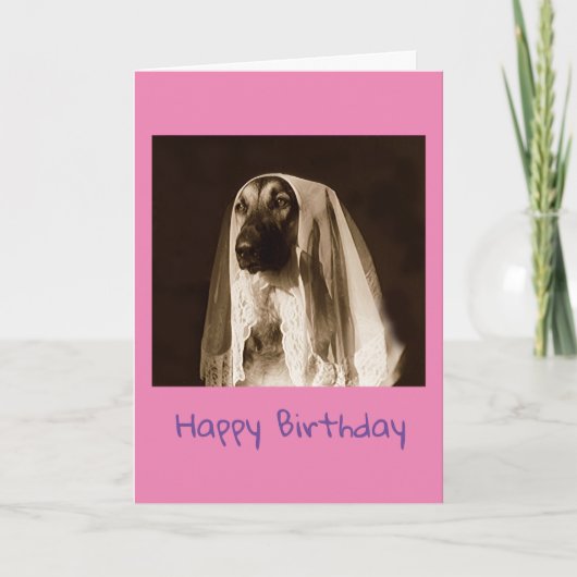 Deutscher Hirte Geburtskarte Dankeskarte (Vorderseite)