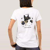 Deutscher Hirte - Ich Herd... daher bin ich Shirt (Rückseite)