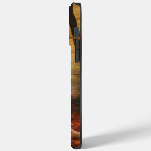 Deutscher Hirte im Herbst Leaves Inspirier Case-Mate iPhone Hülle (Rückseite / Links)