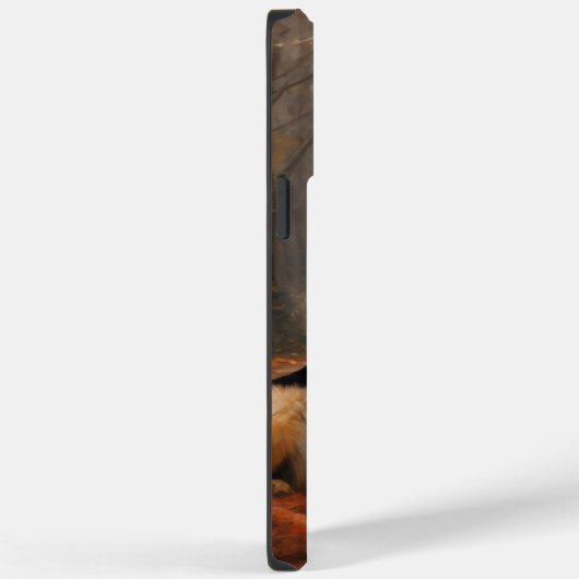 Deutscher Hirte im Herbst Leaves Inspirier Case-Mate iPhone Hülle (Rückseite / Rechts)