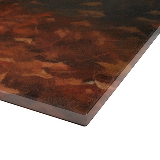 Deutscher Hirte im Herbst Leaves Inspirier Schneidebrett (Ecke)