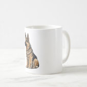 Deutscher Hirte Kaffeetasse (VorderseiteRechts)