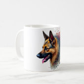 deutscher Hirte Kaffeetasse (Vorderseite Links)