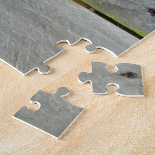 Deutscher Hirte mit Blick auf den Zaun Puzzle (Seite)