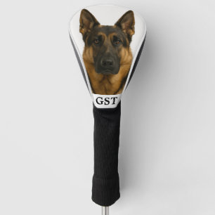 Deutscher Hirte mit Monogramm Golf Headcover