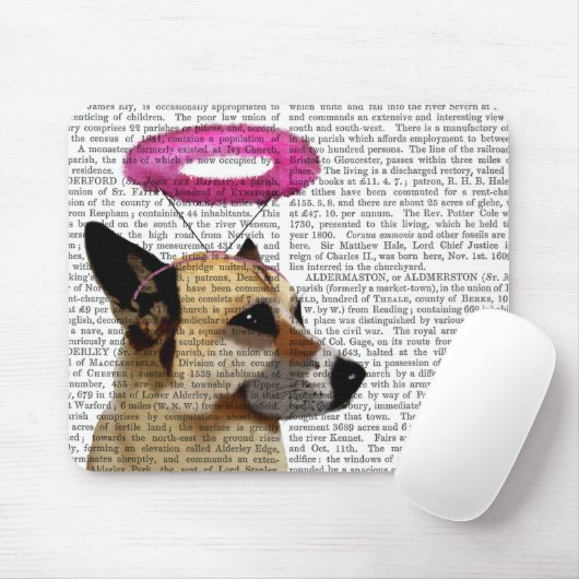 Deutscher Hirte mit rosa Halo Mousepad (Mit Mouse)