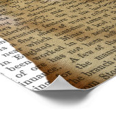 Deutscher Hirte mit rosa Halo Poster (Ecke)