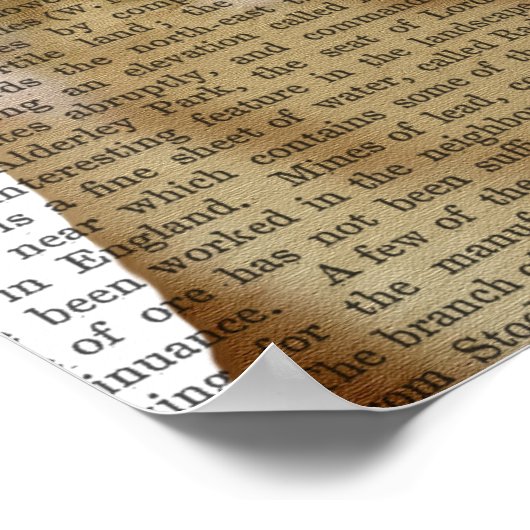 Deutscher Hirte mit rosa Halo Poster (Ecke)