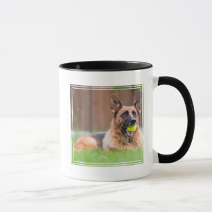Deutscher Hirte mit Tennisball Tasse