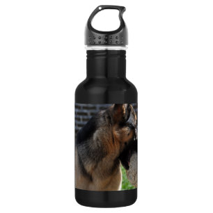 Deutscher Hirte mit toy.png Trinkflasche