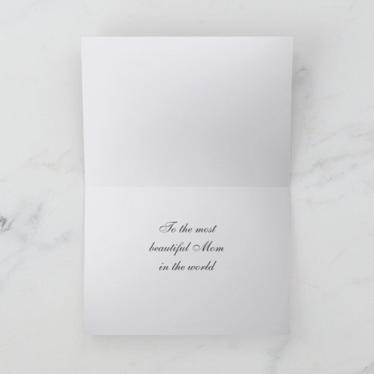 Deutscher Hirte: Muttertagskarte Karte (Innenseite)