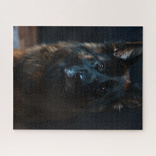 Deutscher Hirte Nah Puzzle (Horizontal)