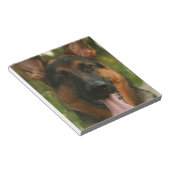 Deutscher Hirte Notepad Notizblock (angewinkelt)