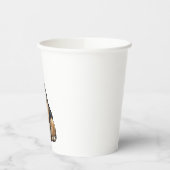 Deutscher Hirte Pappbecher (Links)