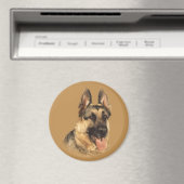 Deutscher Hirte Sehr ansprechendes Magnet (In Situ (Geschirrspüler))