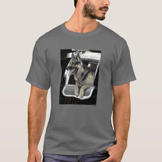 Deutscher Hirte - Shirt - "K9 Ronin" (Vorderseite)