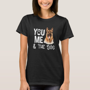 Deutscher Hirte Sie ich und meine Hundehunde-Mama T-Shirt