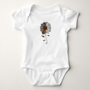 Deutscher Hirte Sie sind meine Welt Sonnenblumen G Baby Strampler